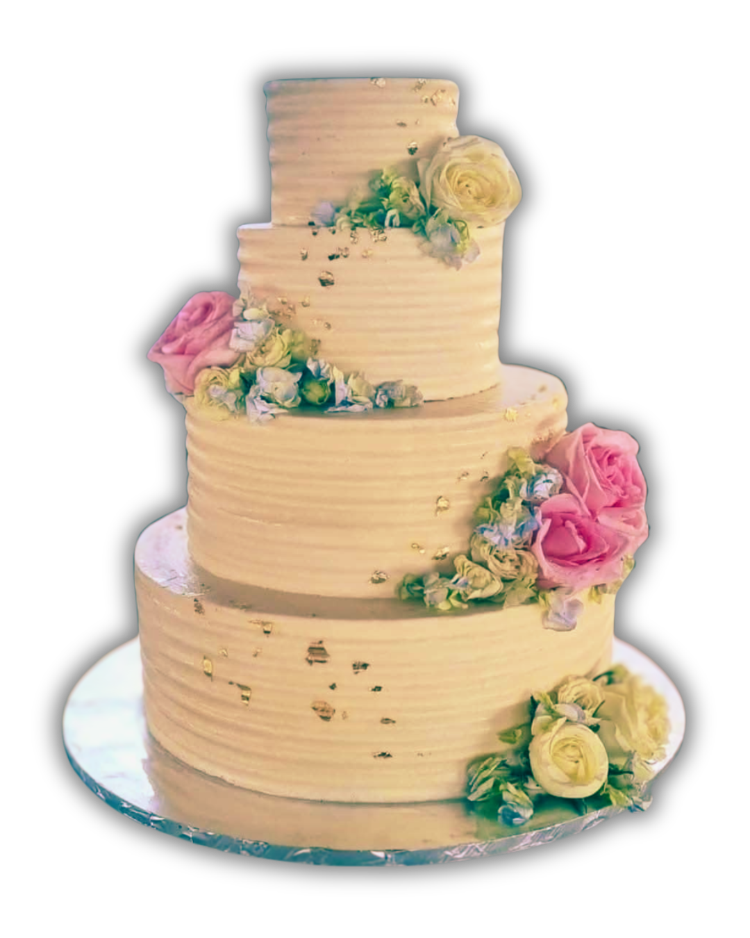 Pastel flor natural 2