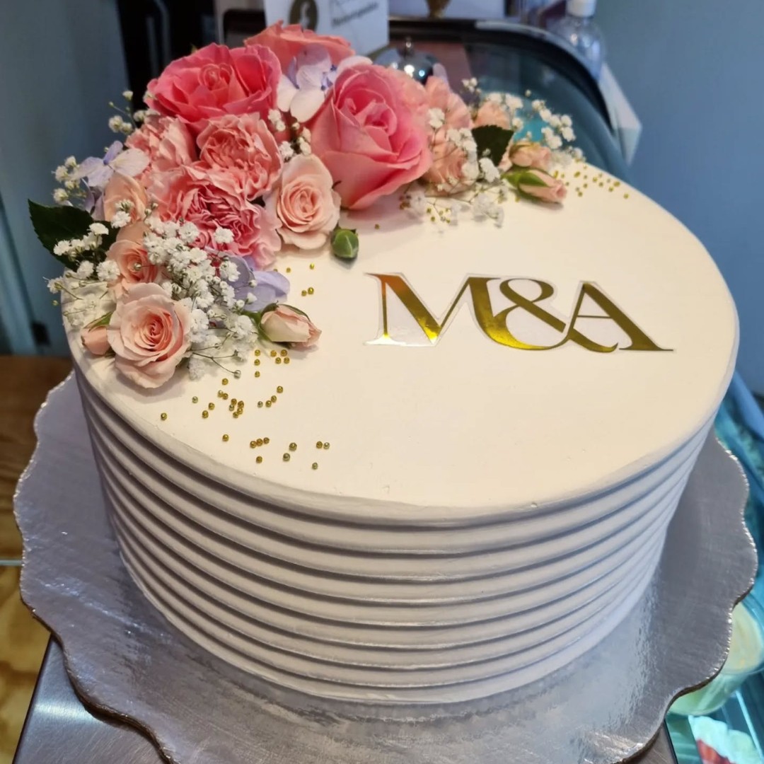 Pastel novios compromiso